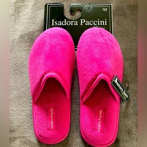 New!! Isadora Pacino Special Edition Hot pink memory foam slippers